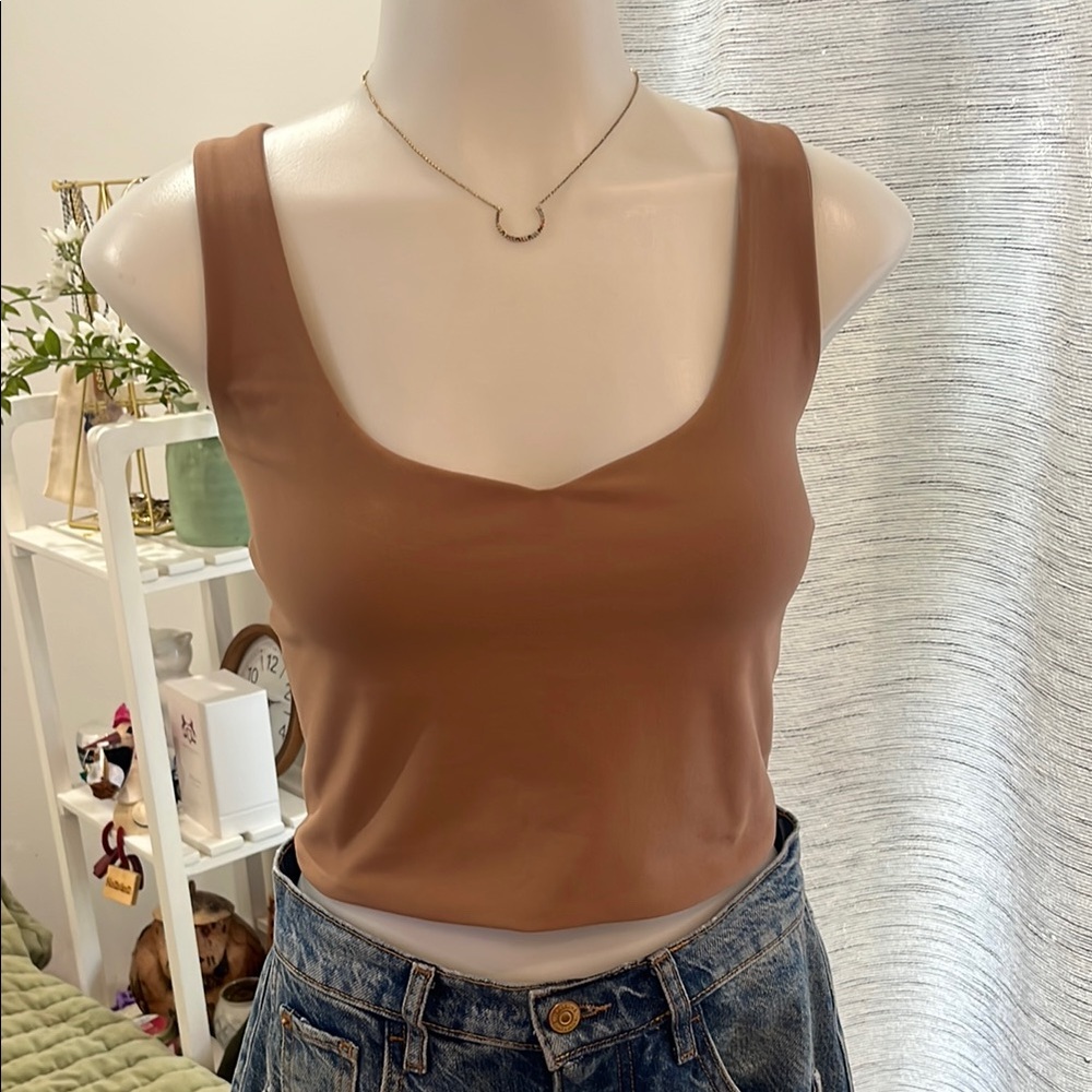 Women's Brown Tank Top